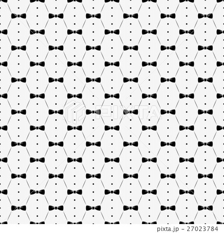Bow tie with buttons and shirt seamless pattern. 27023784