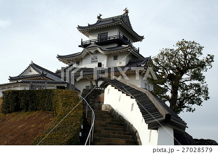 掛川城（本丸階段中程より） 27028579