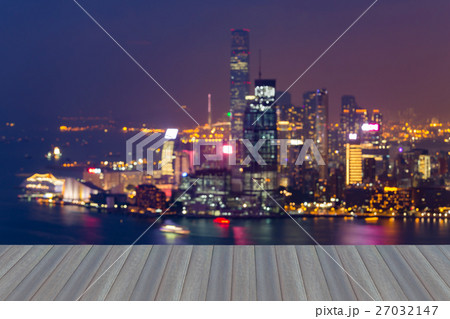 Night blurred bokh lights night view 27032147