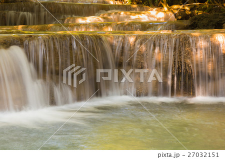 Natural deep forest waterfalls, natural landscape Natural deep forest waterfalls, natural landscape 27032151