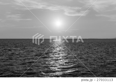 Sunset over ocean skyline Sunset over ocean skyline 27033113