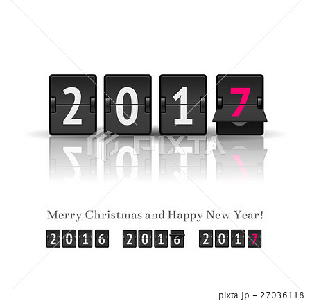 New Year concept. Flip board at different states New Year concept. Flip board at different states 27036118