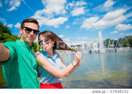 Young tourist couple traveling on holidays in 27036152