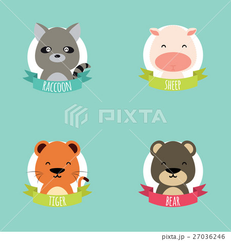 Cute Cartoon animals Cute Cartoon animals 27036246