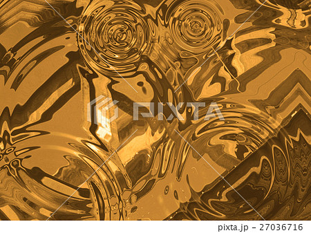 アブストラクト　水面　波紋 27036716