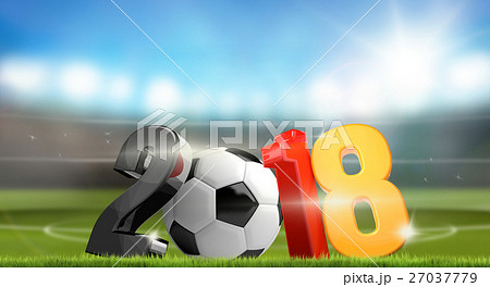 2018 Germany soccer football stadium 3d render 2018 Germany soccer football stadium 3d render 27037779