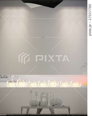 Render of interior design living room 27037780