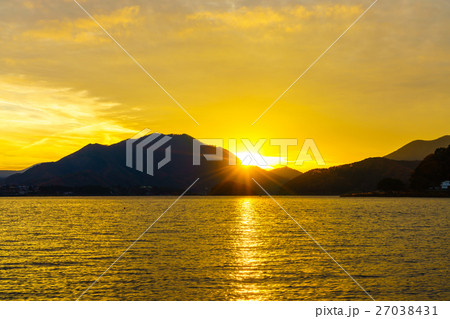 Mountain sunset, Japan Mountain sunset, Japan 27038431