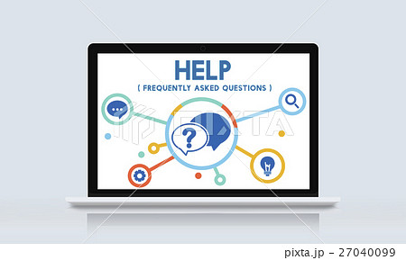 Help Question Contact us Information Concept 27040099