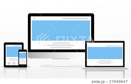Web Design Template Copy Space Concept 27040647