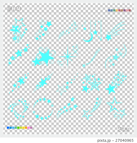 明星符號圖標圖標(藍色) 明星符號圖標圖標(藍色) 27040965