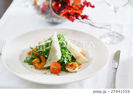 salad with shrimps and arugula salad with shrimps and arugula 27041559