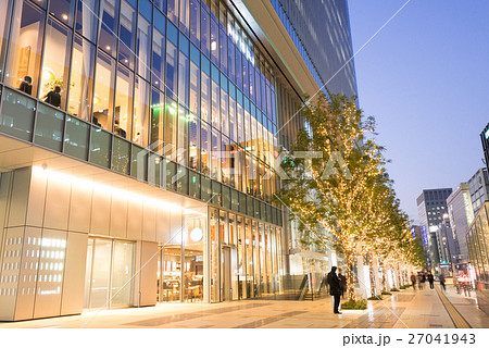 名古屋市中村区名駅 名駅通り 都市風景 JPタワー名古屋 KITTE名古屋前 イルミネーション 名古屋市中村区名駅 名駅通り 都市風景 JPタワー名古屋 KITTE名古屋前 イルミネーション 27041943