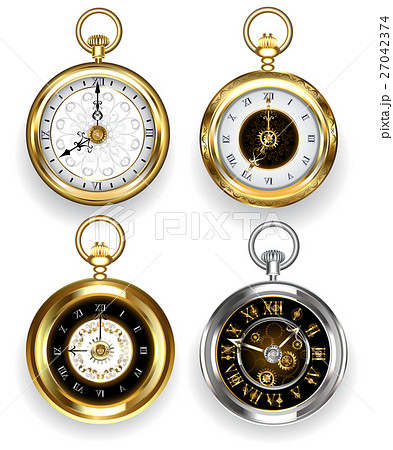 Set of round clock 27042374