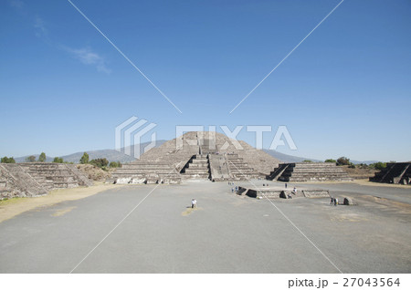 メキシコ テオティワカン遺跡 月のピラミッド メキシコ テオティワカン遺跡 月のピラミッド 27043564