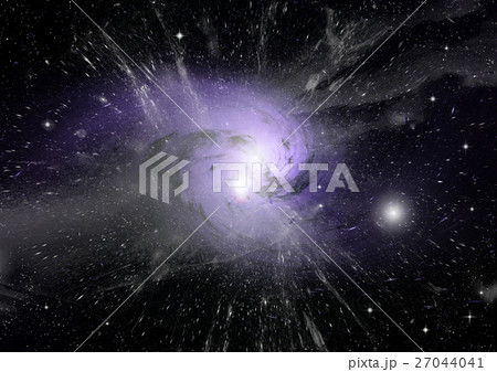 Stars, dust and gas nebula in a far galaxy 27044041