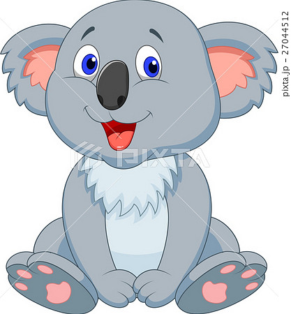 Cute koala cartoon 27044512