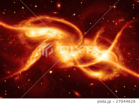 Stars, dust and gas nebula in a far galaxy Stars, dust and gas nebula in a far galaxy 27044626