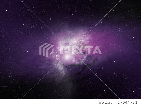 Stars, dust and gas nebula in a far galaxy 27044751