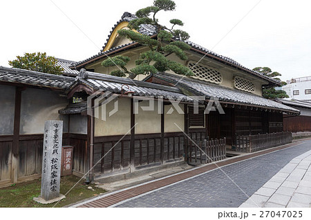 竹原町並み保存地区、松坂家住宅、広島県 27047025