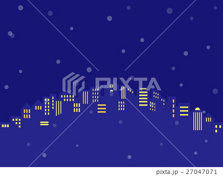 都市風景　雪 27047071