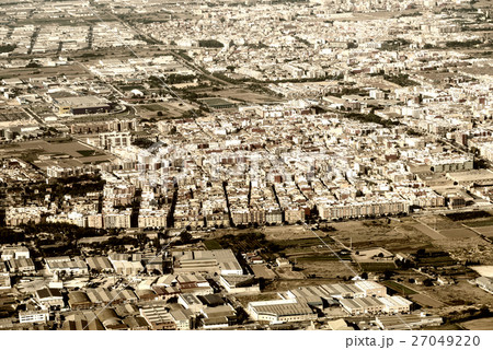 Aerial Photo Of Valencia City Area In Spain Aerial Photo Of Valencia City Area In Spain 27049220