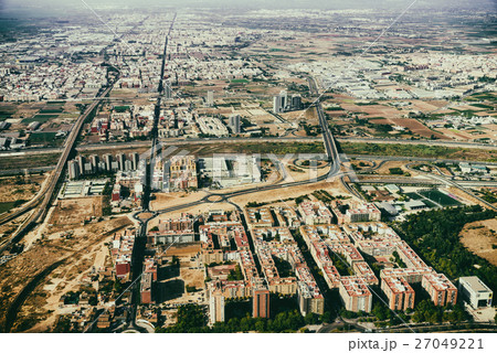 Aerial Photo Of Valencia City Area In Spain 27049221
