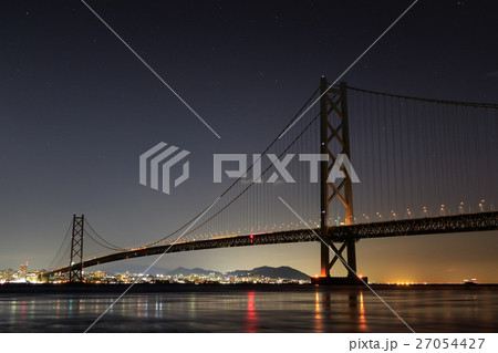 明石海峡大橋 星空 27054427