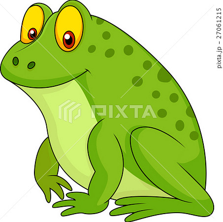 Cute frog cartoon 27061215
