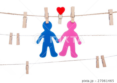 heart  shape clip  twine, hanging sweet  COUPLE 27061465