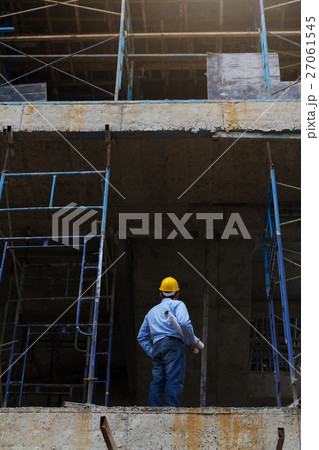 Architect working at Construction Site Architect working at Construction Site 27061545