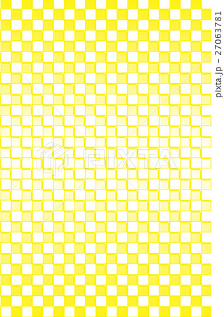 背景素材壁紙 チェック 模様 柄 パターン シンプル 単純 テーブルクロス テクスチャ 四角 正方形のイラスト素材 27063781 Pixta