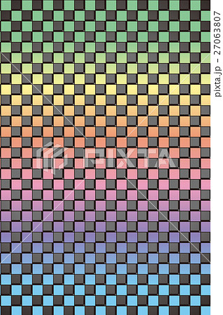背景素材壁紙 チェック 模様 柄 パターン シンプル 単純 テーブルクロス テクスチャ 四角 正方形のイラスト素材