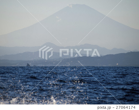霞む富士山 27064174