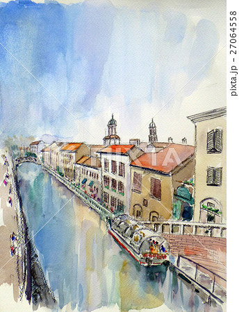 ミラノ 運河 ミラノ 運河 27064558