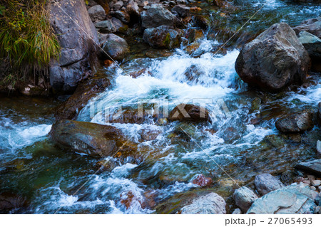 Stony bottom of the mountain river Stony bottom of the mountain river 27065493