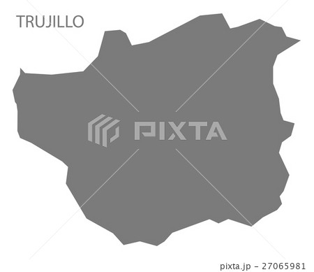 Trujillo Venezuela Map grey 27065981