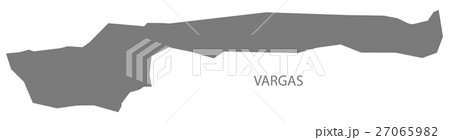 Vargas Venezuela Map grey 27065982