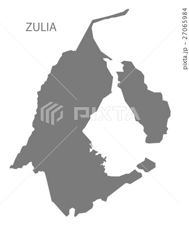 Zulia Venezuela Map grey 27065984