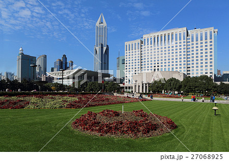 上海人民広場風景 27068925