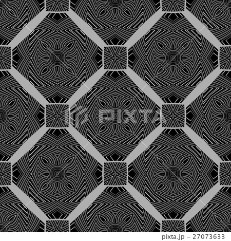 Ornamental Seamless Line Pattern 27073633