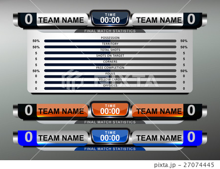 scoreboard design elements 27074445
