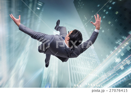 Businessman committing suicide due to crisis 27076415