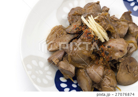 鶏レバーの甘辛煮 鶏レバーの甘辛煮 27076874
