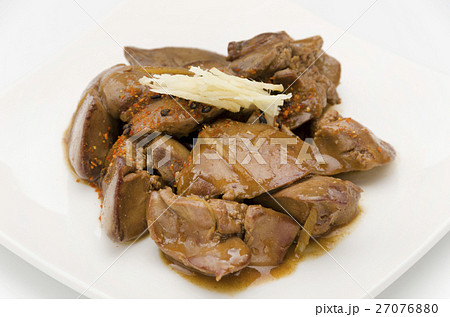 鶏レバーの甘辛煮 27076880