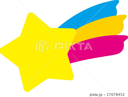 流れ星のイラスト素材 27078452 Pixta