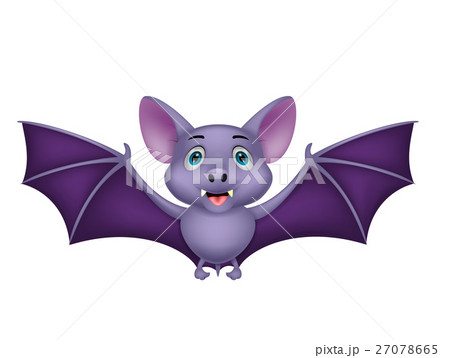 Cute bat cartoon flying Cute bat cartoon flying 27078665