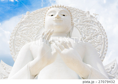 Big White Buddha image. Big White Buddha image. 27079432