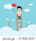 Business man, a ladder Corporate of success. 27081937