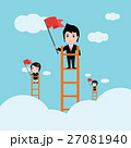 Business concept a ladder Corporate of success. 27081940
